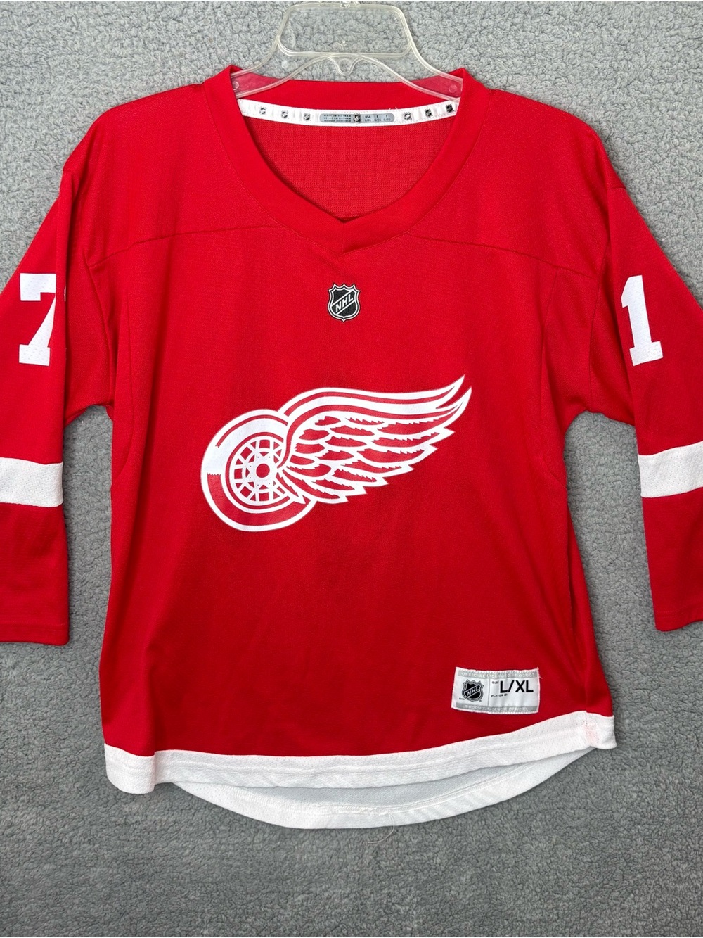 Detroit Red Wings Red NHL Jersey Youth L/XL
